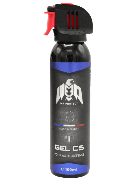 Bombe lacrymogène gel 100 ml longue portée