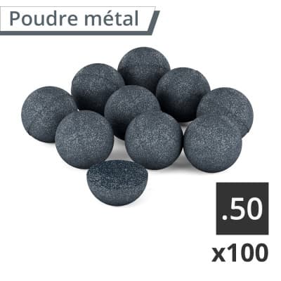Munitions T4E .50 caoutchouc — Boîte de 100