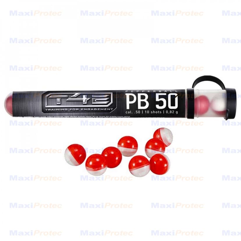 Munitions T4E .50 poivre OC — Boîte de 10