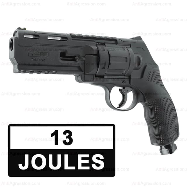 Umarex T4E TR50 Gen 2 — Revolver défense .50