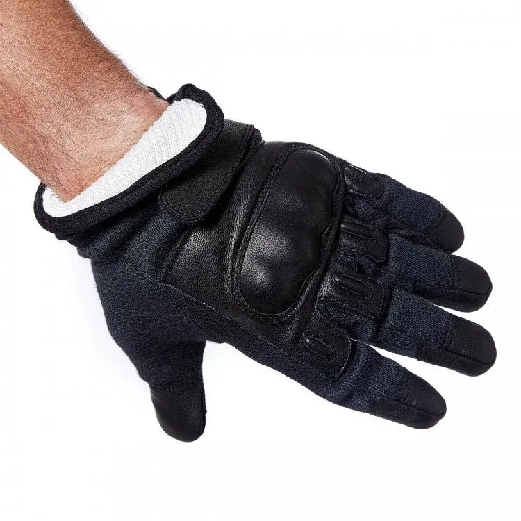 Gants Coyote coqués noirs anti-coupure